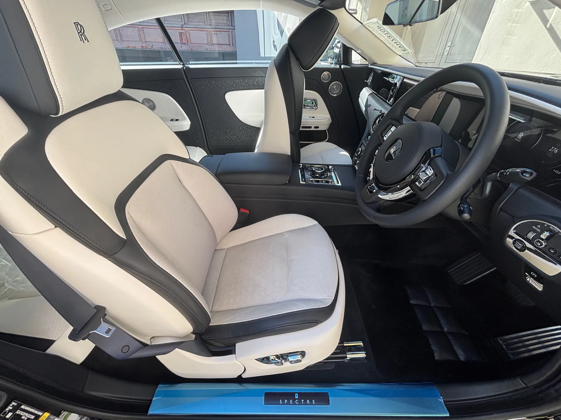Detailed Rolls-Royce interior